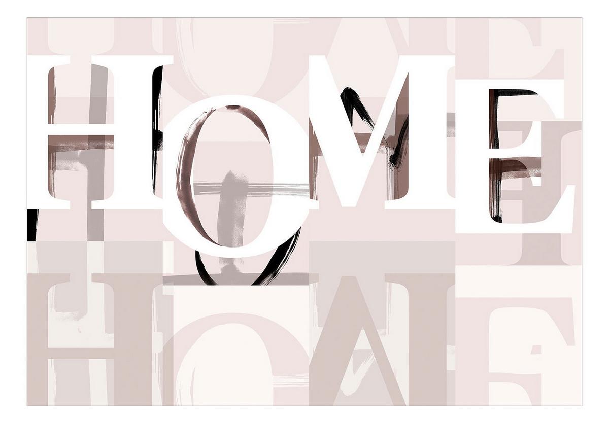 SELBSTKLEBENDE FOTOTAPETE 392/280 cm - Pink/Beige, Kunststoff/Textil (392/1cm) - KUNSTLOFT