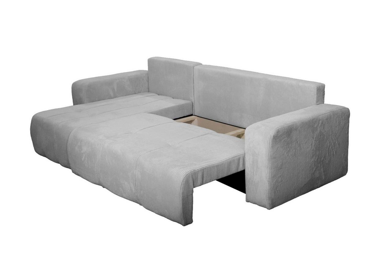 ECKSOFA Dagny Mit Schlaffunktion - Blau, Holzwerkstoff/Textil (248/146cm) - Fun Möbel