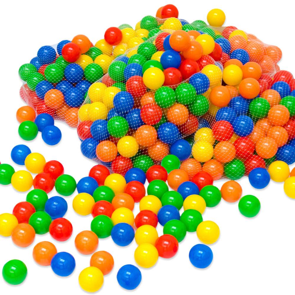 BÄLLEBAD-BÄLLE 200 Stück, bunt, 5,5 cm - Multicolor, Kunststoff (5.5/5.5/5.5cm) - Littletom