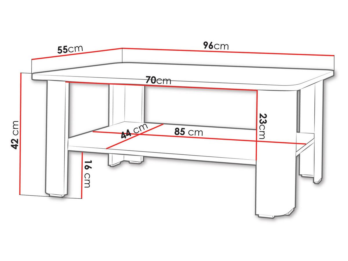 COUCHTISCH Rest - Kaschmir, Holzwerkstoff (96/55/42cm) - MIRJAN24