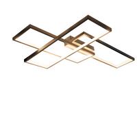 DECKENLEUCHTE Opheliael 67/47/10 cm - Schwarz, Metall (67/47/10cm) - ZMH