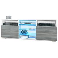 LOWBOARD Granada Front in Avola-Anthrazit - Anthrazit, Holzwerkstoff (146/54/35cm) - Vladon