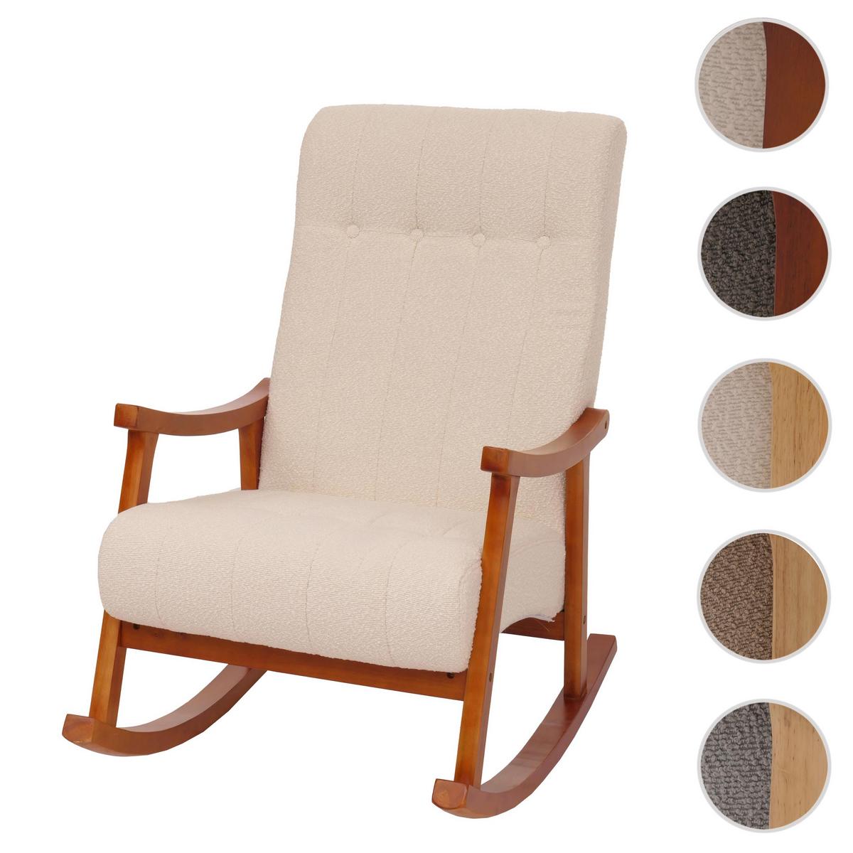 SCHAUKELSTUHL Cremeweiß - Creme/Weiß, Textil (64/97/85cm) - MCW