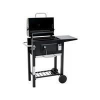 HOLZKOHLENGRILL vicomte Schwarz - Schwarz, Metall (46/123/92.5cm) - Habitat Garten