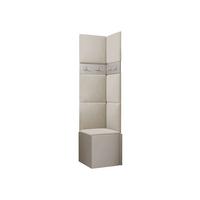 GARDEROBEN-SET Orion XXI - Kaschmir/Beige, Holzwerkstoff/Kunststoff (42/186/46cm) - MIRJAN24