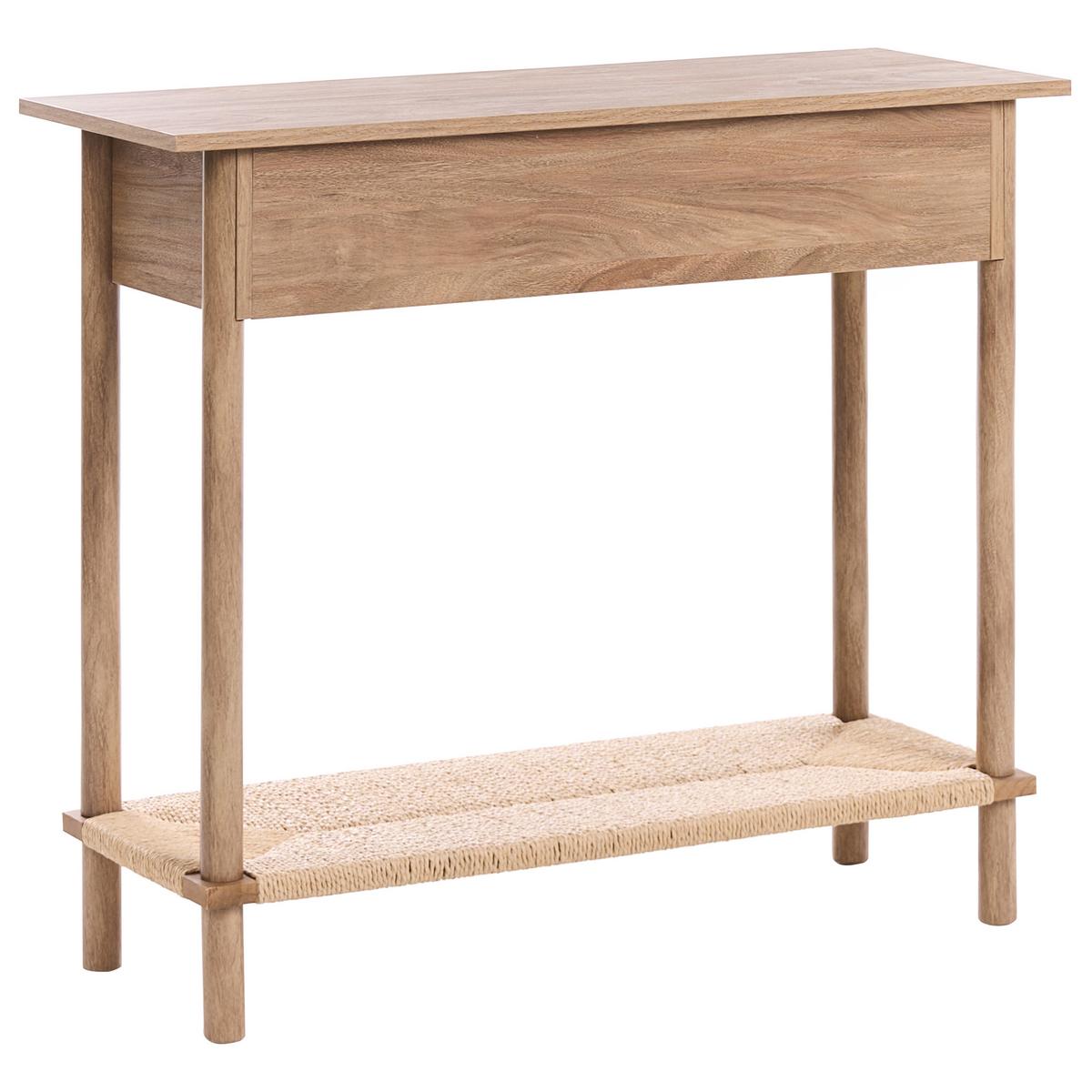 KONSOLENTISCH Hellbraun Bondi - Hellbraun, Holzwerkstoff (94/78/36cm) - Beliani