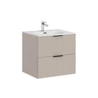 WASCHTISCH 60.2cm Adriel Kaschmir - Beige, Holzwerkstoff (60.2/57/46cm) - Petits-meubles