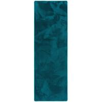 LUXUS SUPER SOFT HOCHFLOR LANGFLOR TEPPICH LÄUFER DELUXE - Petrol, Textil (80/240cm) - Snapstyle
