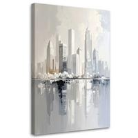 LEINWANDBILD Städte & Architektur 30x45cm - Grau, Textil (30/45cm) - Feeby
