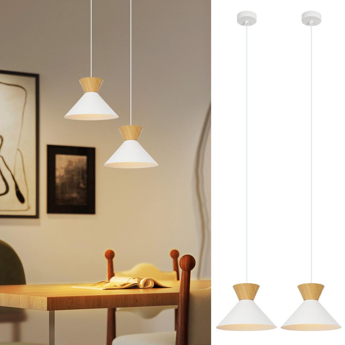 PENDELLEUCHTE Marston 8/8/141.5 cm - Weiß, Metall (8/8/141.5cm) - Nettlife