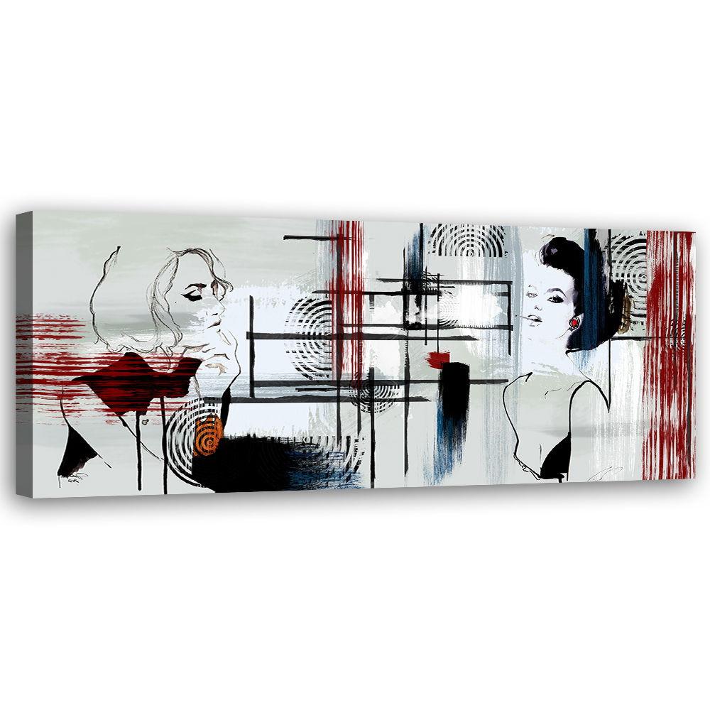KUNSTDRUCK Grau 120/40 cm - Grau, Textil (120/40cm) - KUNSTLOFT