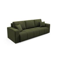 SOFA Vasco 3 Sitzplätze Grün - Grün, Holz (244/86/92cm) - Petits-meubles