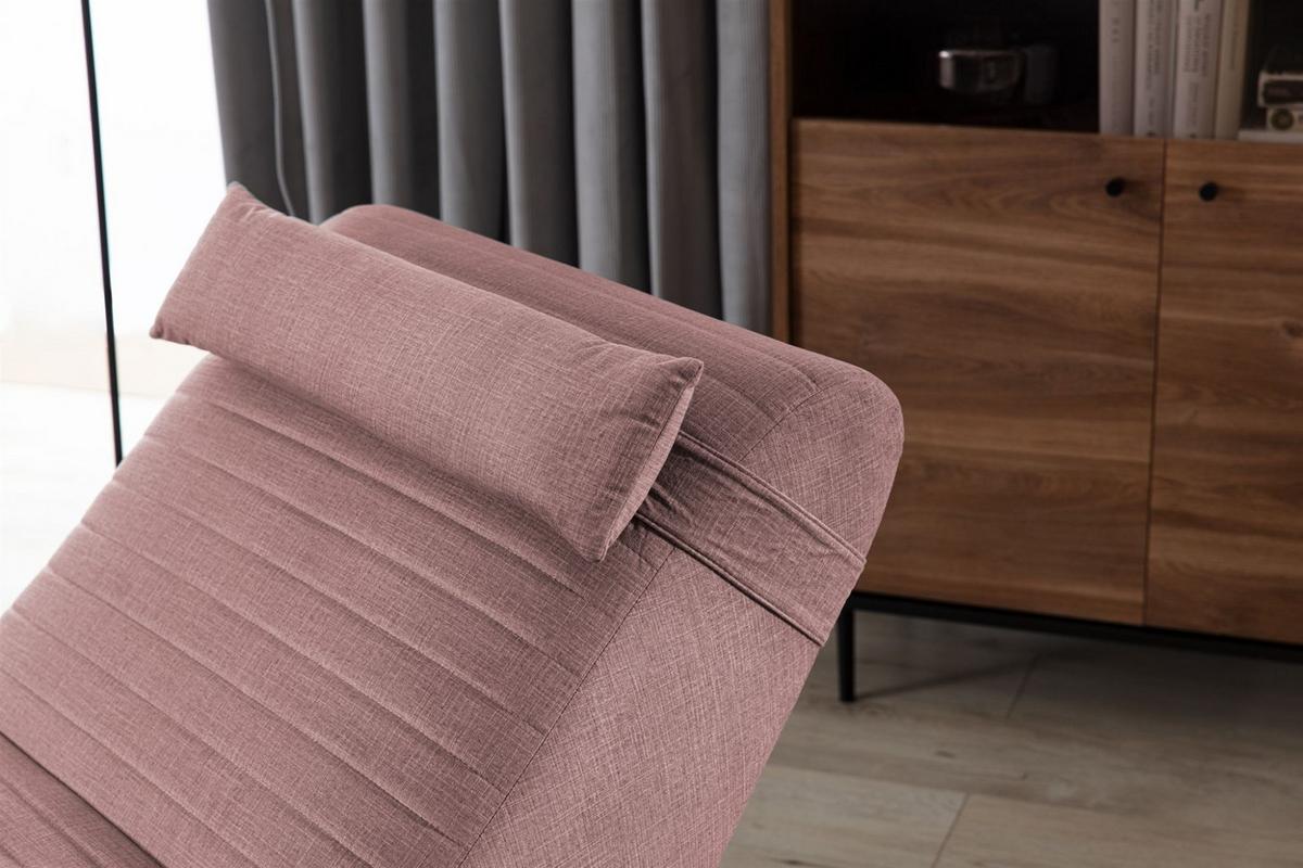 RELAXLIEGE Abramo In Lisbon - Rosa, Holzwerkstoff/Textil (73/80/170cm) - Fun Möbel