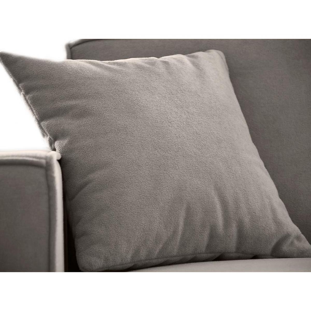 ECKSOFA ohne Schlaffunktion Pedro L cappuccino rechts - Schwarz/Cappuccino, Kunststoff/Textil (267/170cm) - Beautysofa