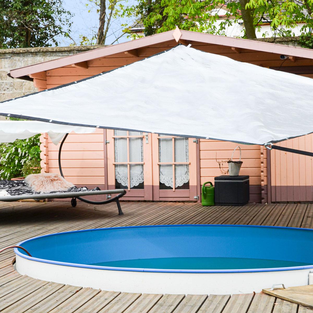 ALUMINIUM-SCHATTENNETZ 3/4 m, Silberfarben - Grau, Metall (400/300cm) - Amanka