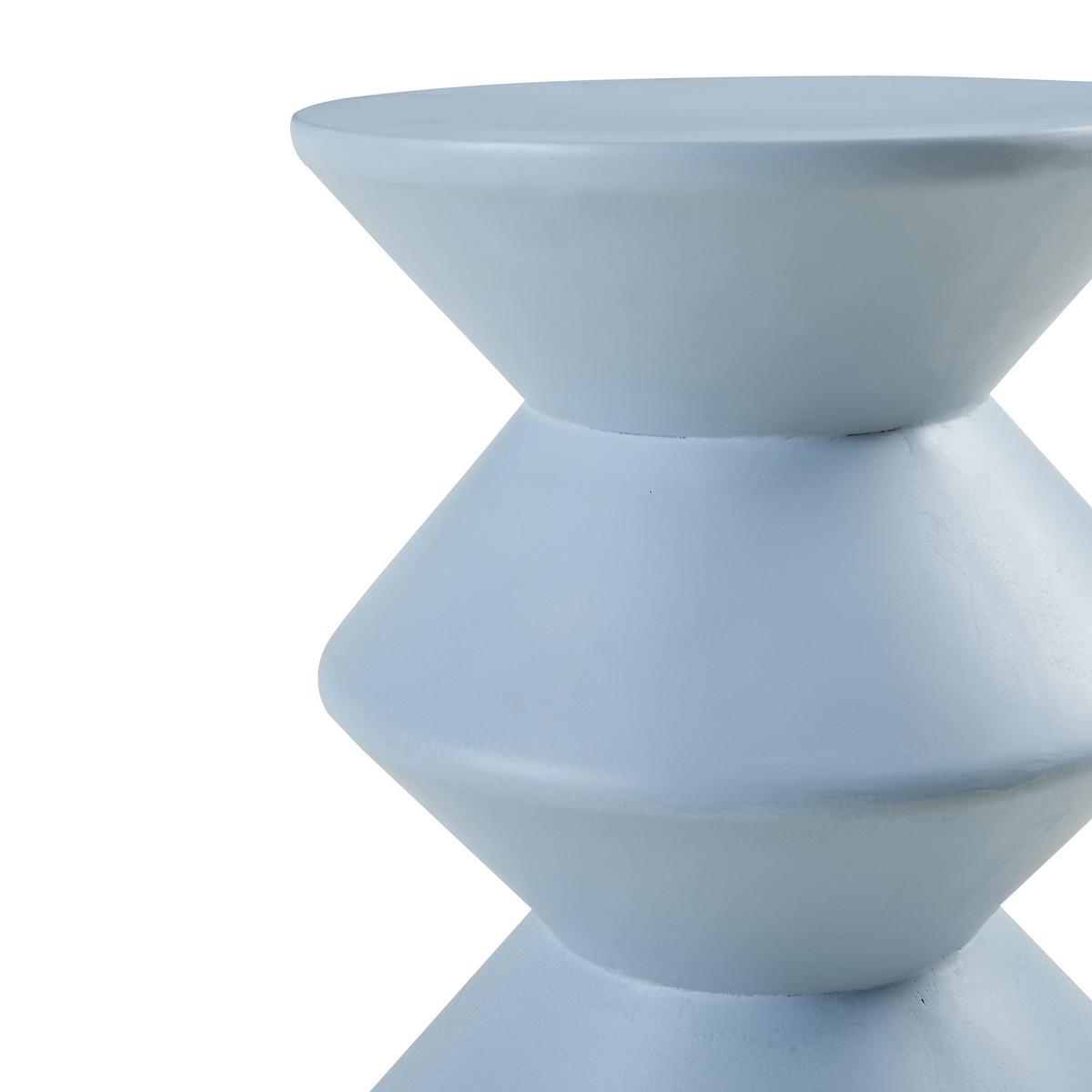 BEISTELLTISCH Kyppeslo - Hellblau, Stein (36.5/36.5/47cm) - [en.casa]