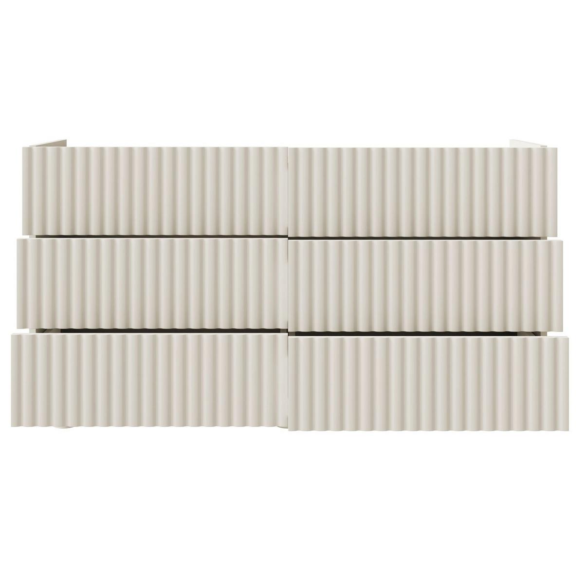 KOMMODE Fiorra Greige 147 cm - Kaschmir, Holzwerkstoff (147/84/38.8cm) - Selsey