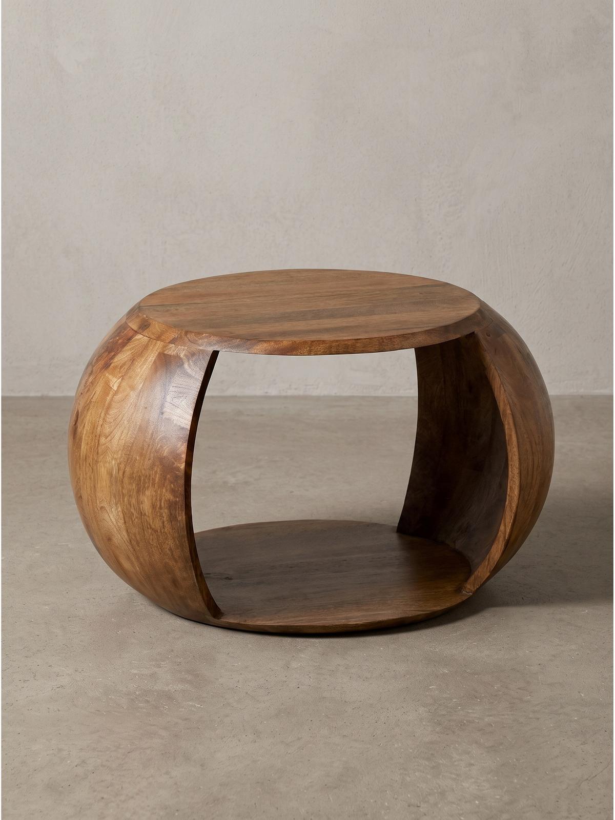 COUCHTISCH ANTEQUERA, Mango Massivholz, mit Stauraum, 60 x 46 x 36 cm - Dunkelbraun/Braun, Mangoholz/Holz (46/60/36cm) - KADIMA DESIGN