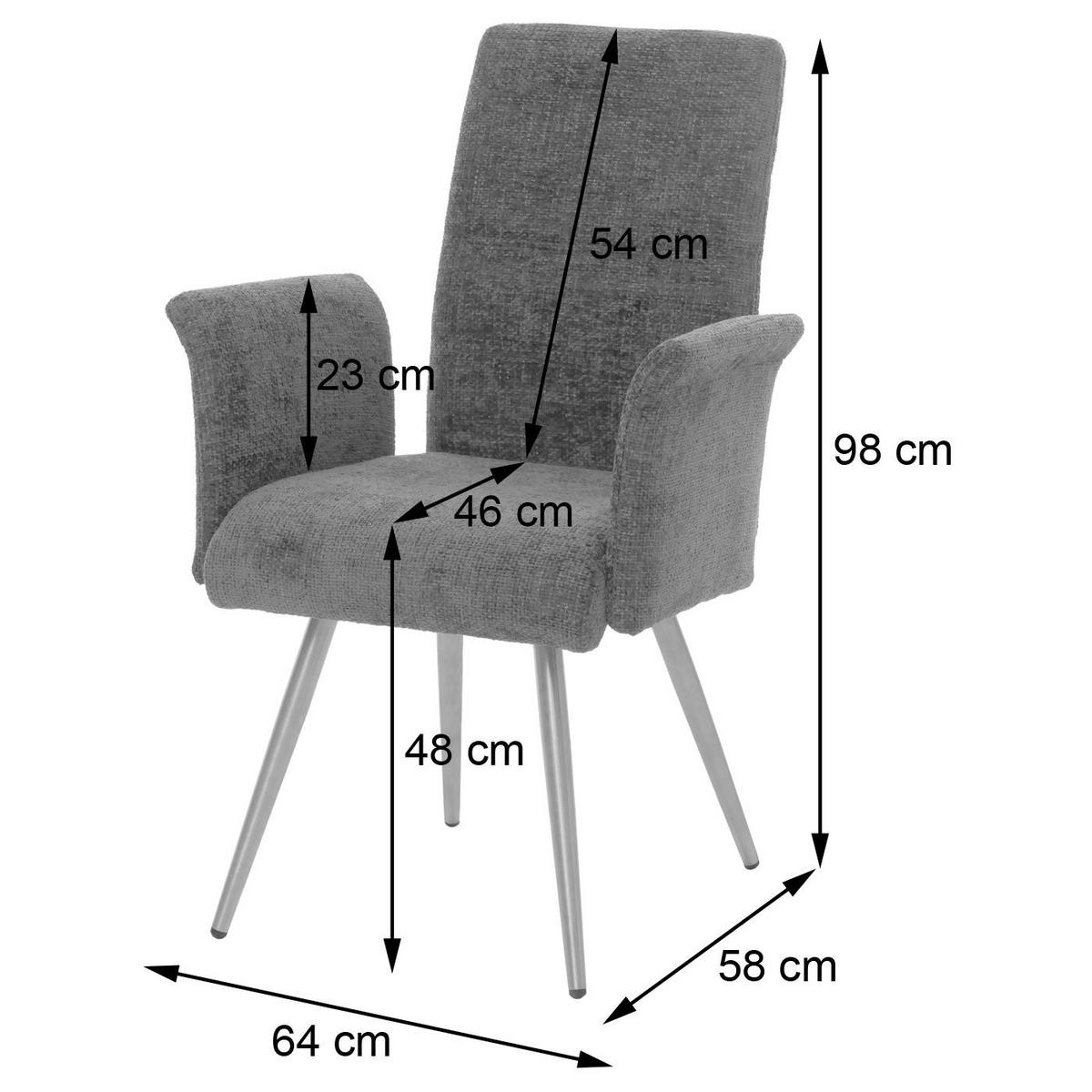 ESSZIMMER-SET Braun 3er-Set - Braun, Textil (160/100/65cm) - MCW