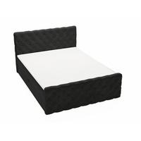 BOXBETT Lunaris 160x200 Schwarz - Schwarz, Holz/Textil (160/200cm) - Graingold