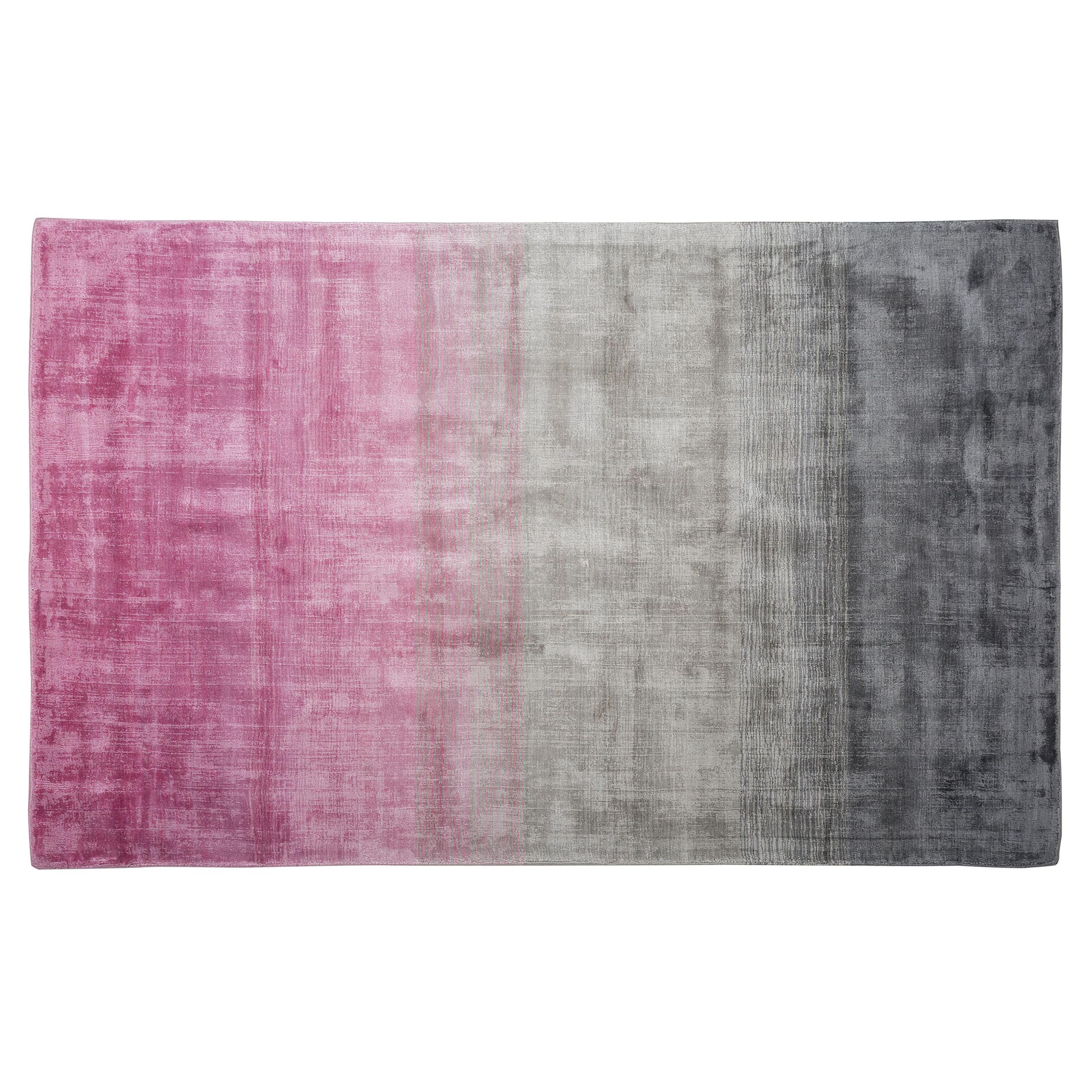 KURZFLOR-TEPPICH Ercis 200/140 cm - Pink, Naturmaterialien (140/200cm) - Beliani