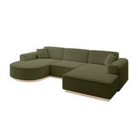 WOHNLANDSCHAFT ARRIO-U1 303x171x83 cm Olivgrün - Olivgrün, Holzwerkstoff/Textil (303/83/171cm) - ALTDECOR