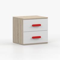 NACHTTISCH JONAS III 22, 55/51/44, 2 Schubladen, Sonoma-Eiche - Sonoma Eiche, Holzwerkstoff (55/44/51cm) - imoebel24