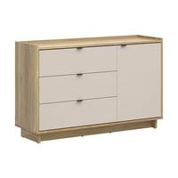 KOMMODE Donna Kaschmir - Beige, Holzwerkstoff (134/86/42cm) - Petits-meubles