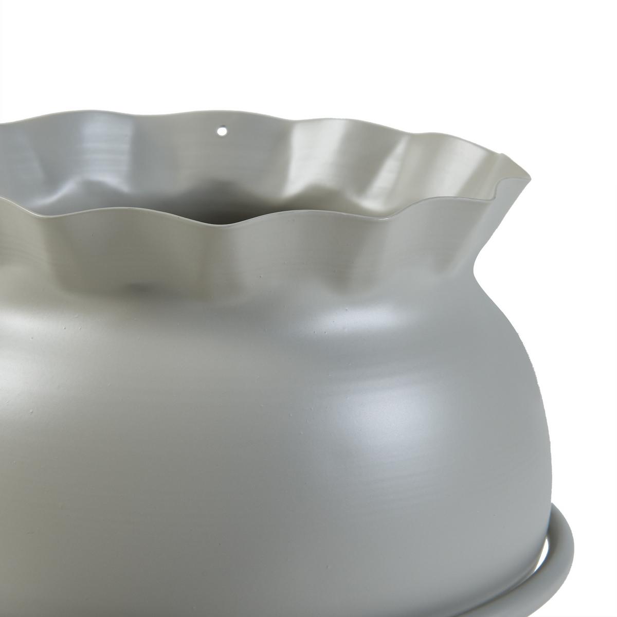 BLUMENSTÄNDER Assen - Hellgrau, Metall (19.5/19.5/31.5cm) - [en.casa]