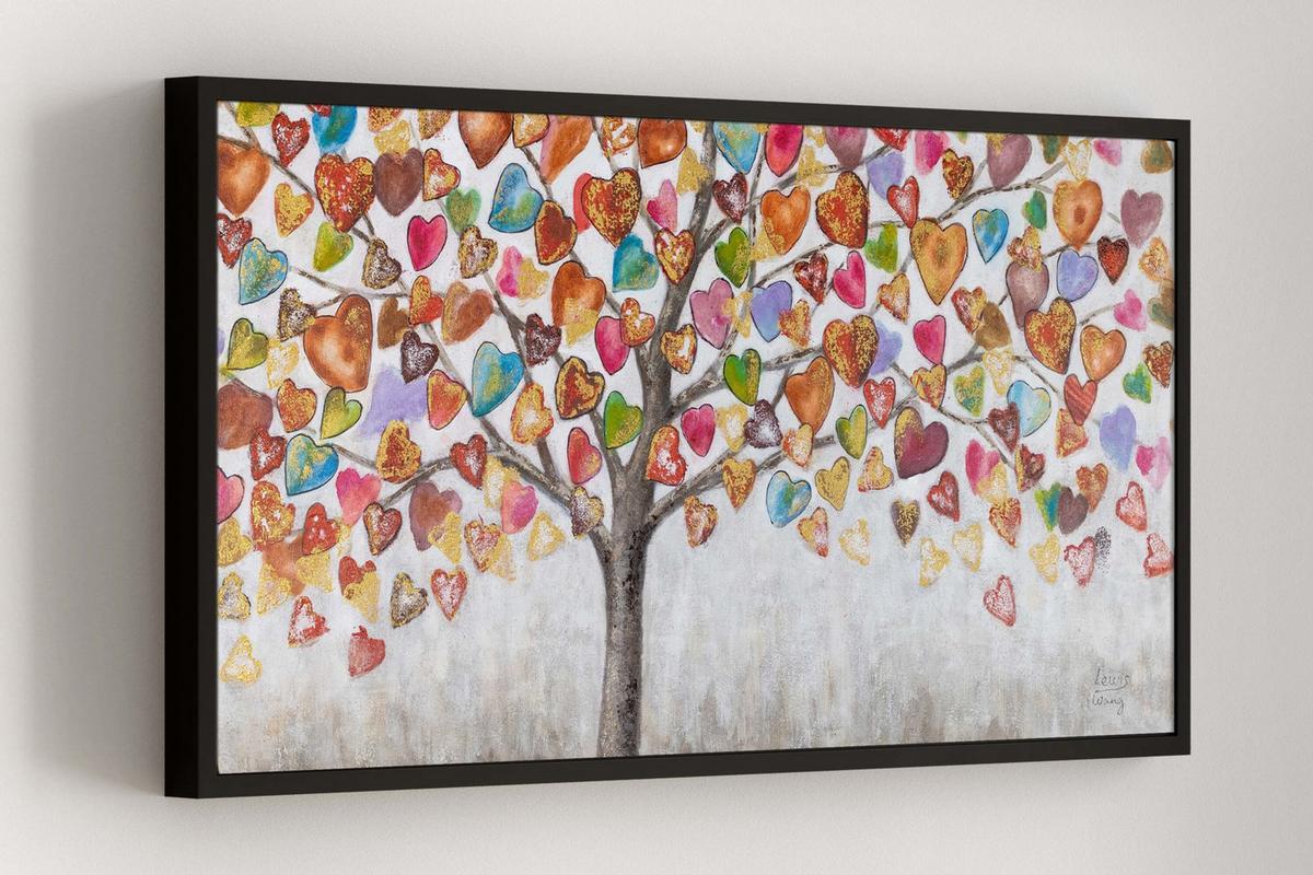 ÖLGEMÄLDE 120/60 cm - Multicolor/Weiß, Holz/Textil (120/60cm) - KUNSTLOFT