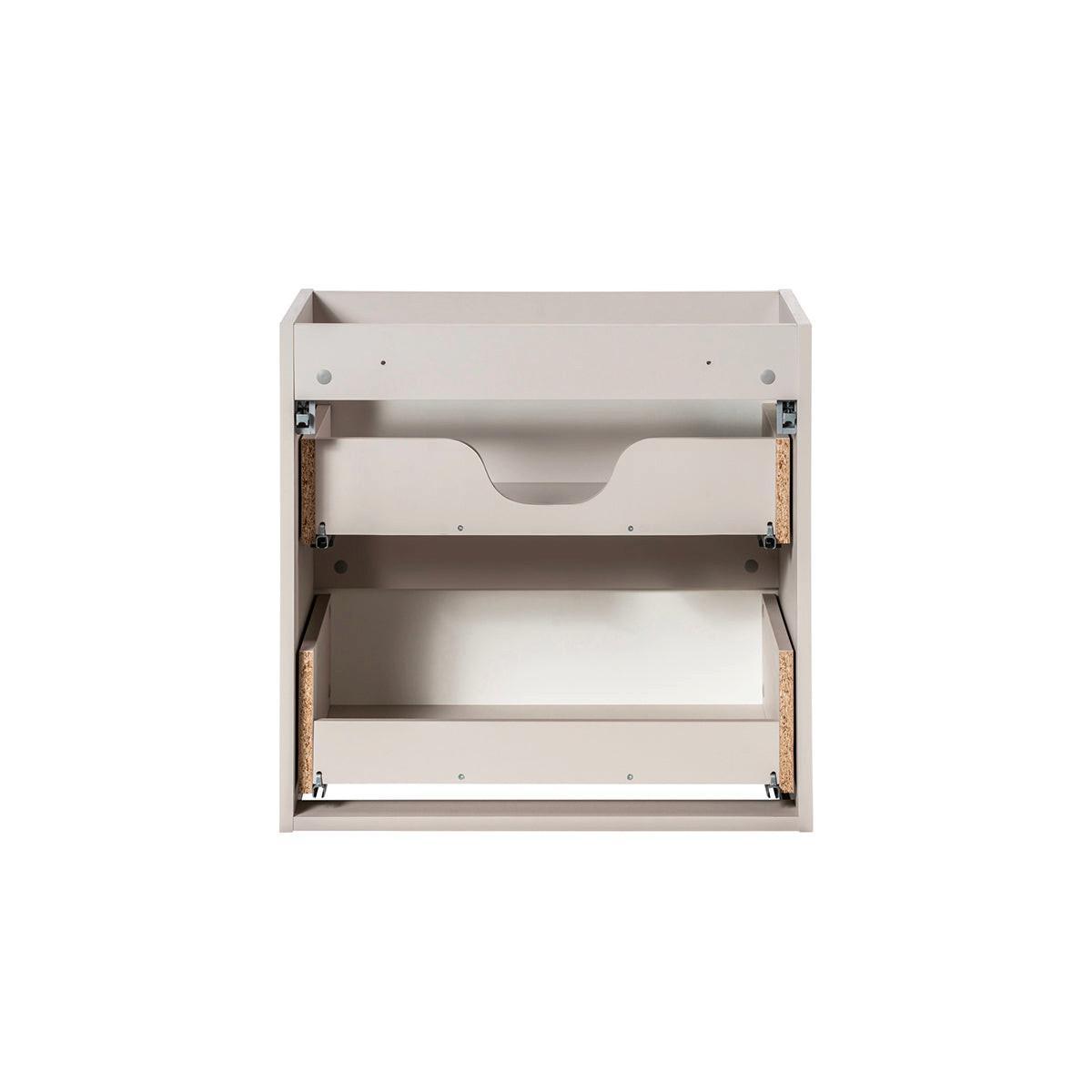 WASCHTISCHUNTERSCHRANK 140.4cm Riva Kaschmir - Beige/Weiß, Holzwerkstoff (140.4/59/40cm) - Petits-meubles