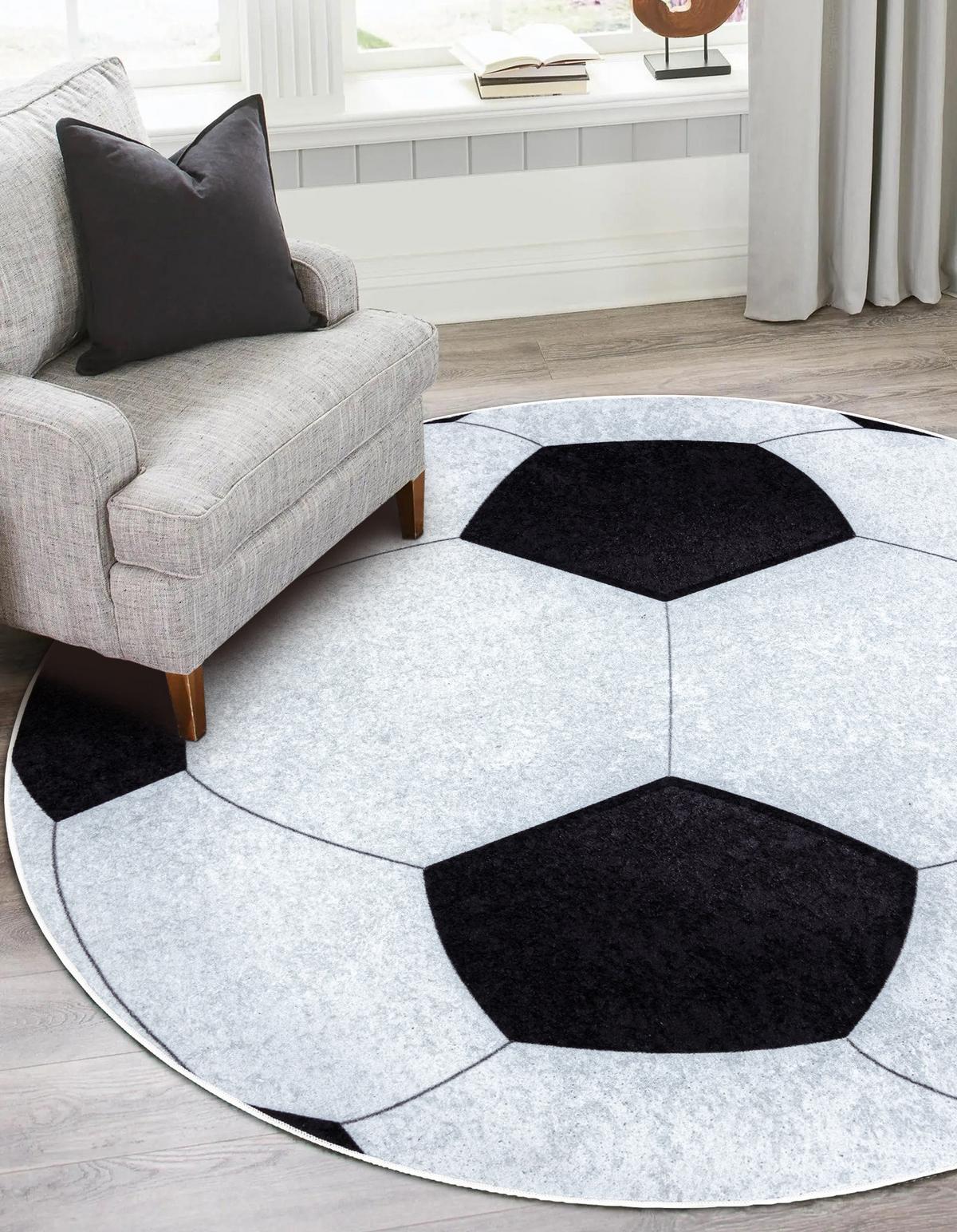 TEPPICH Boisko 160 cm - Weiß, Textil (160/160cm) - rugsX
