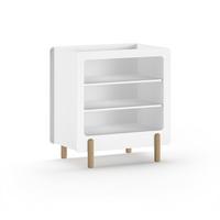 WICKELKOMMODE Karylin 88x54x95 aus MDF in Weiß - Weiß, Holzwerkstoff (88/95/54cm) - 58aufmkessel