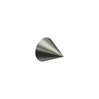 ENDSTÜCKE FÜR GARDINENSTANGEN 16 mm Ø, Scarano Edelstahl, Packung 2 Stück - Edelstahlfarben, Metall (4.4/3/3cm) - INTERDECO