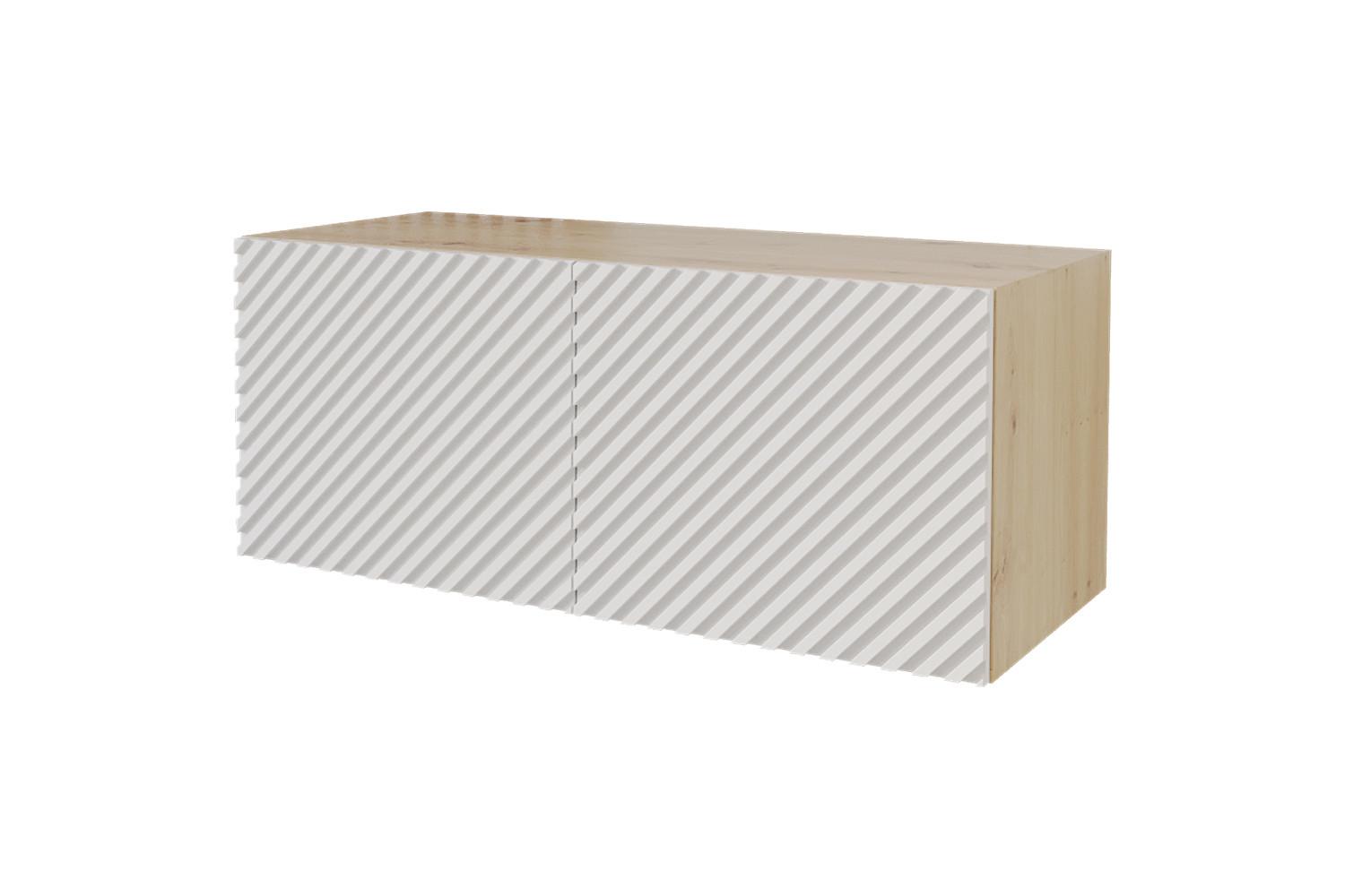 LOWBOARD ZENO-W 100x40x40 cm - Weiß - Weiß, Holzwerkstoff (100/40/40cm) - ALTDECOR