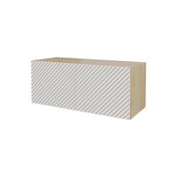 LOWBOARD ZENO-W 100x40x40 cm - Weiß - Weiß, Holzwerkstoff (100/40/40cm) - ALTDECOR