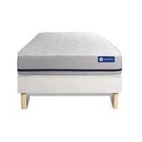 BETT Actimemo soft Memory-Schaum 80 x 200 cm h2 - Kit Bettgestell Weiß - Beige/Weiß, Karton/Holz (80/200cm) - ACTISOM