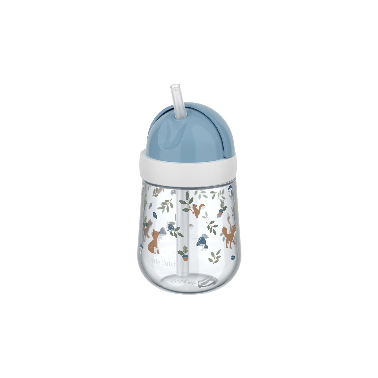 STROHHALMBECHER Mio Forest Friends 300 ml - Weiß/Hellblau, Kunststoff (0.3L) - Mepal