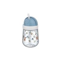 STROHHALMBECHER Mio Forest Friends 300 ml - Weiß/Hellblau, Kunststoff (0.3L) - Mepal