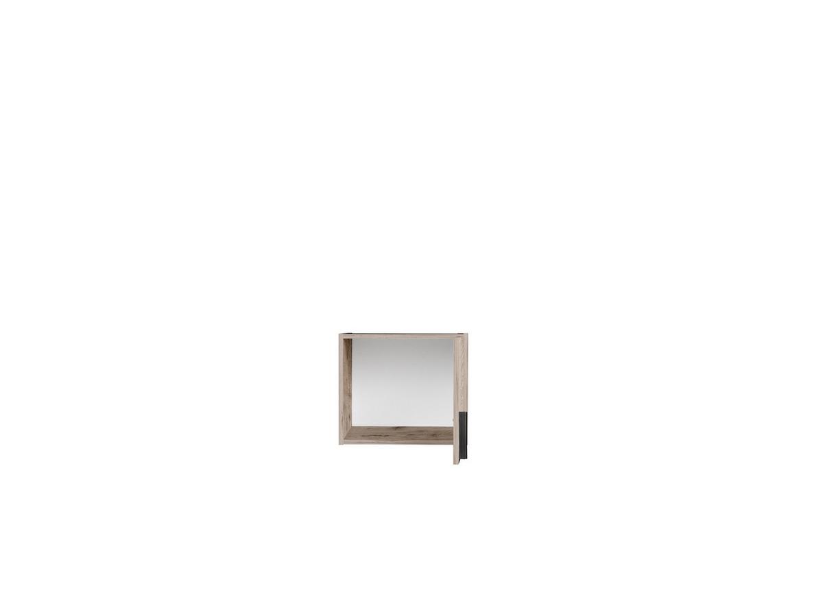 SCHRANKAUFSATZ Eiche Wellington, Graphit 45/40/54 - Eichefarben/Graphitfarben, Holzwerkstoff (45/40/54cm) - RAUMHIRSCH FURNITURE