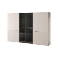 DREHTÜRENSCHRANK ATELIO 303/200/51 cm Modern Kleiderschrank 6-türig Kaschmir - Kaschmir, Holzwerkstoff (303/200/51cm) - MASSENO