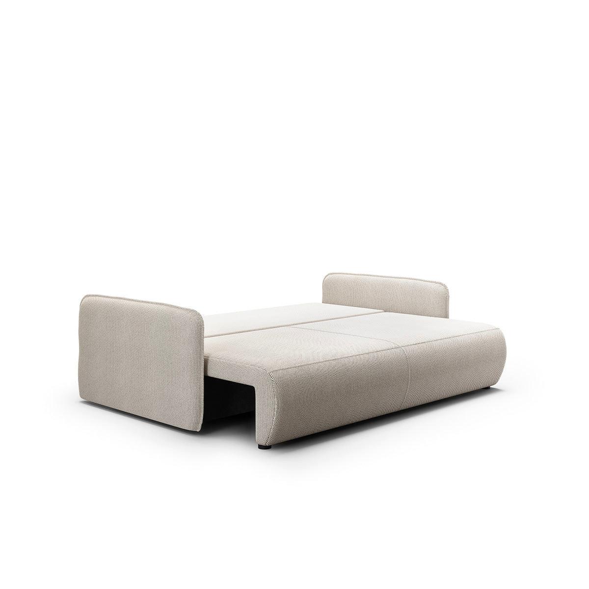 SOFA Claudio 3 Sitzplätze Hellgrau - Grau, Holz (216/86/105cm) - Petits-meubles
