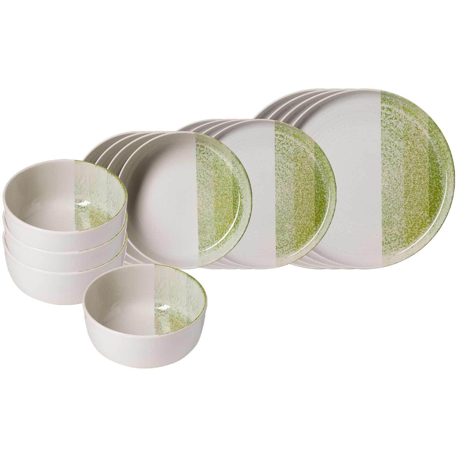 EINSTEIGER-SET Trio Grün 16-tlg. - Grün, Keramik (2/2/2cm) - Ritzenhoff Breker