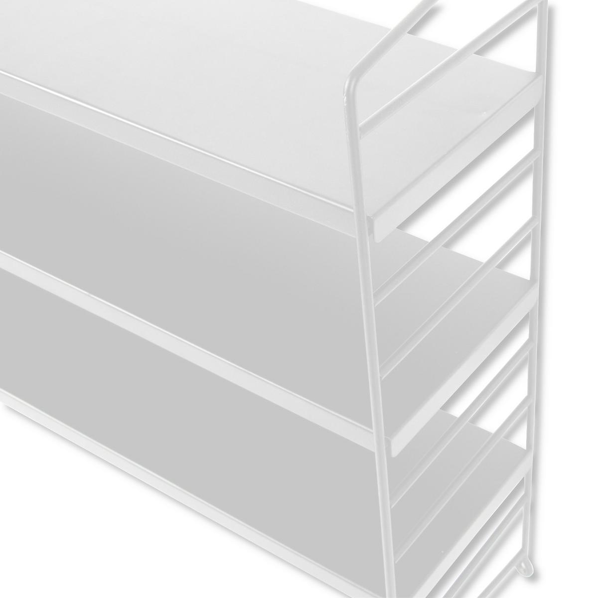 WANDREGAL Strängnäs modular - Weiß, Metall (60/50/15cm) - [en.casa]