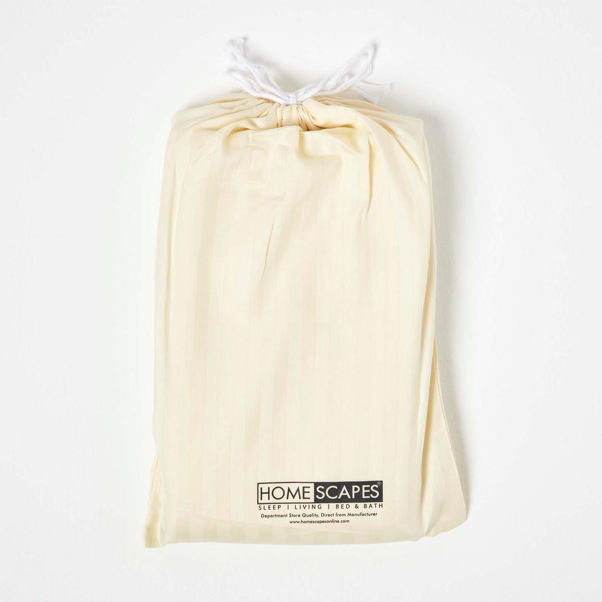 DAMAST-SPANNBETTLAKEN 2er-Set für Kinderbett, 70/140 cm - Creme, Textil (70/140cm) - Homescapes