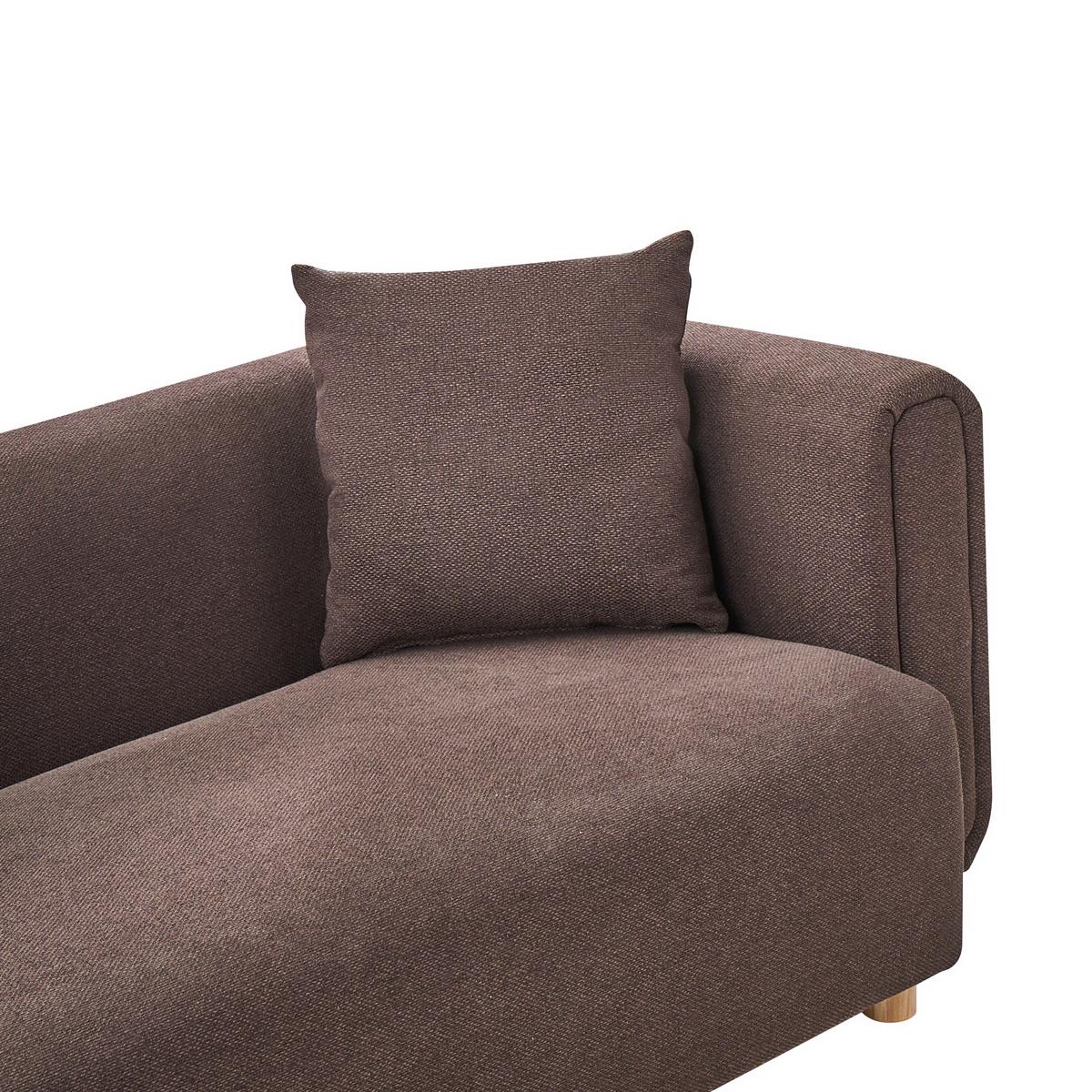 2-SITZER-SOFA Stoff Dunkelbraun Lillerod - Dunkelbraun, Textil (176/67/86cm) - Beliani
