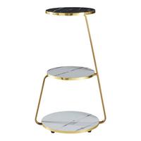 BEISTELLTISCH Sipoo - Weiß, Holzwerkstoff (37/46/74cm) - [en.casa]