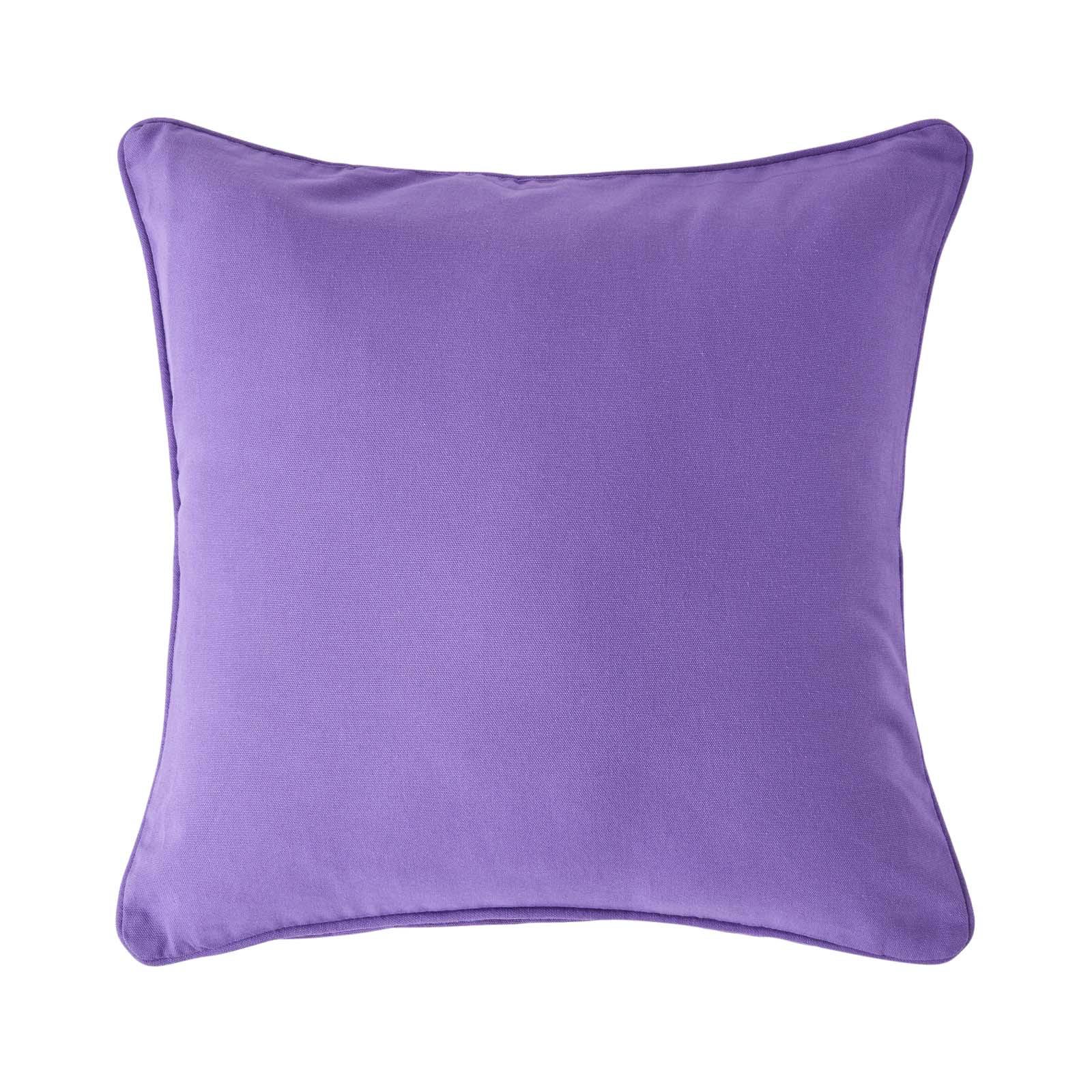 KISSENHÜLLE lila 45/45 cm, 100% Baumwolle - Lila, Textil (45/45cm) - Homescapes