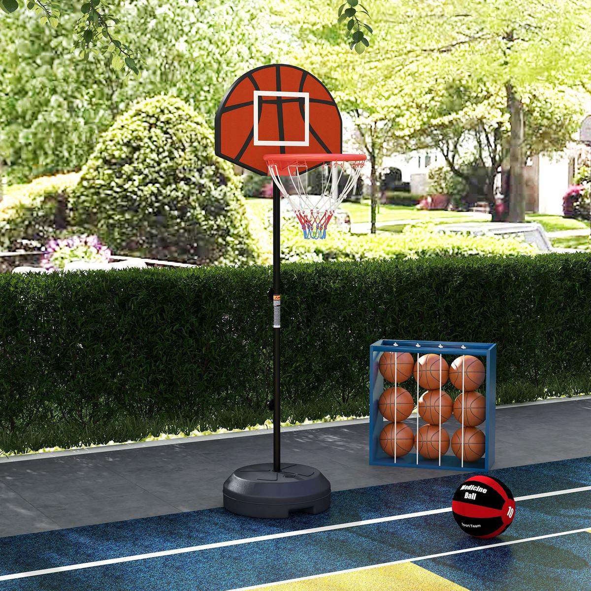 BASKETBALLKORB - Braun, Metall (38/38cm) - SPORTNOW