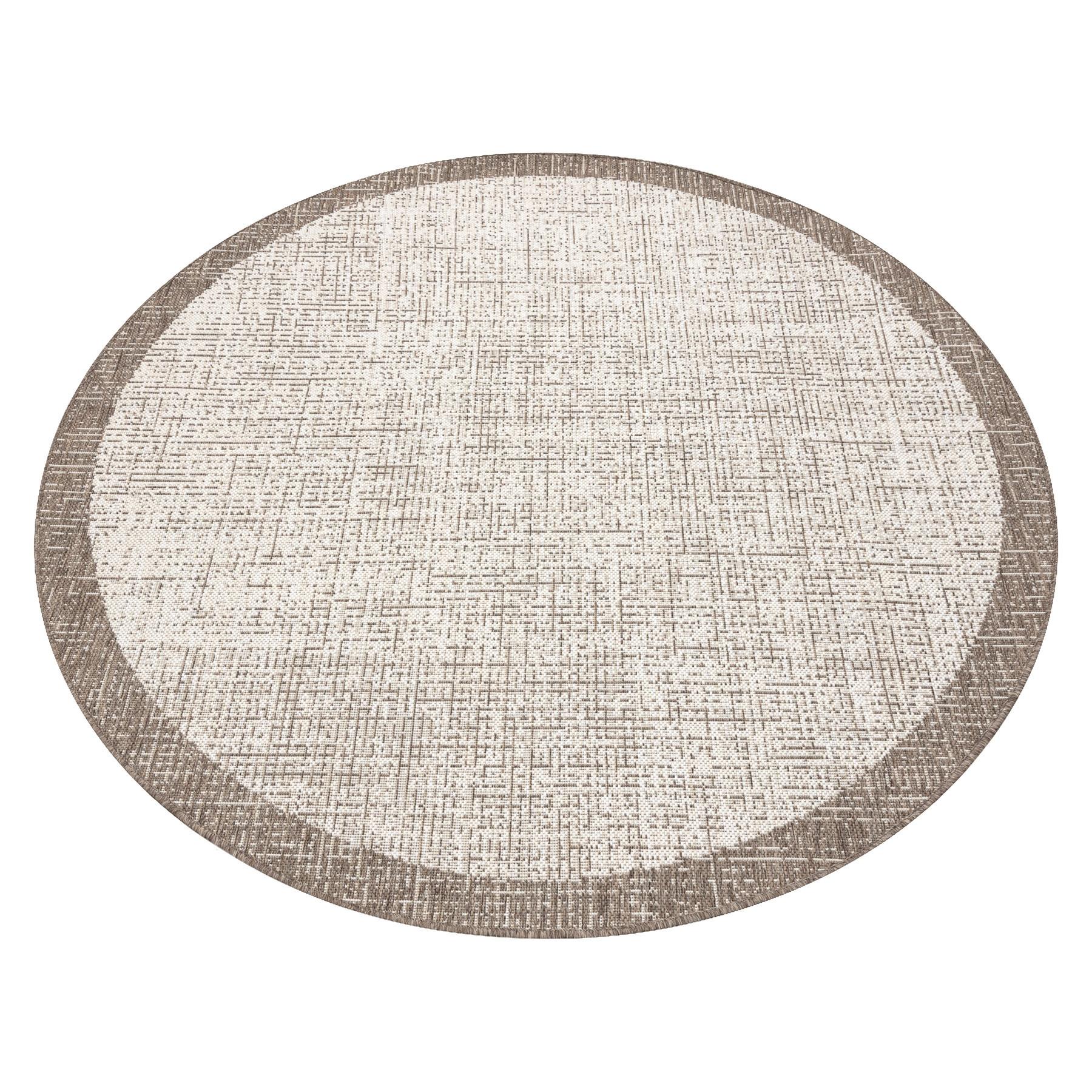 TEPPICH Floorlux 160 cm - Beige, Textil (160/160cm) - rugsX